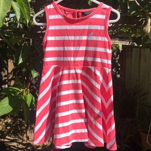 Girls Nautica Striped Dress